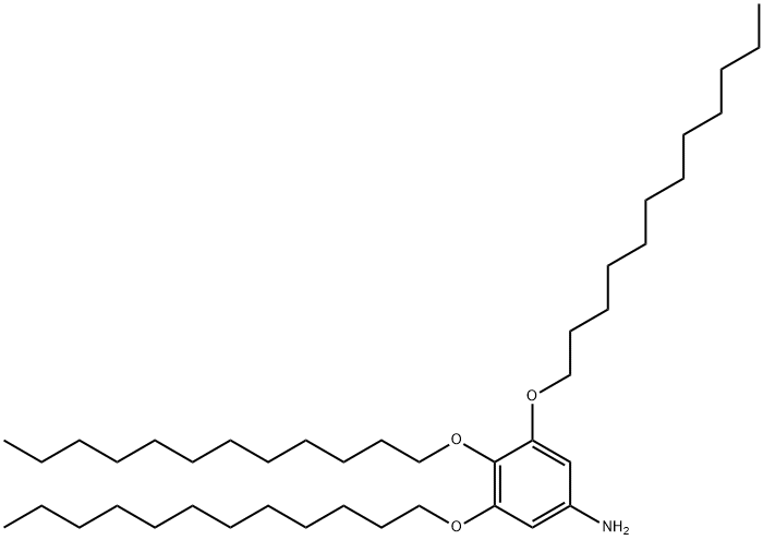 3,4,5-三(十二烷氧基)苯胺, 151237-05-7, 結(jié)構(gòu)式