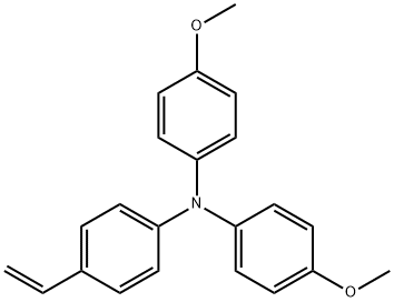 Benzenamine, 4-ethenyl-N,N-bis(4-methoxyphenyl)- Struktur