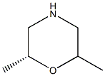 (2R)-2,6-dimethylmorpholine Struktur