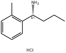 (1R)-1-(2-METHYLPHENYL)BUTYLAMINE HYDROCHLORIDE Struktur