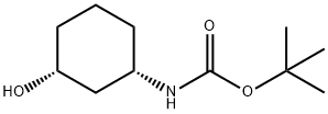 (1S,3R)-(3-Hydroxy-cyclohexyl)-carbamic acid tert-butyl ester Struktur