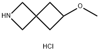 6-methoxy-2-azaspiro[3.3]heptane hydrochloride Struktur