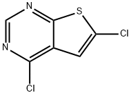 4,6-Dichlorothieno[2,3-d]pyrimidine Struktur