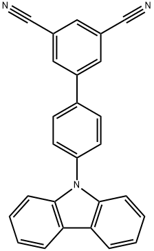 4'-(9H -carbazol-9-yl)biphenyl-3,5-dicarbonitrile Struktur