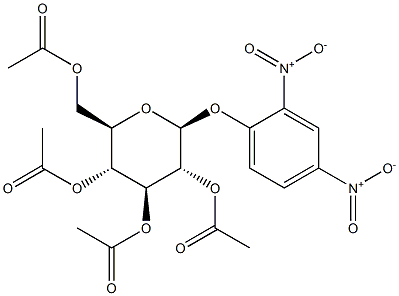 b-D-Glucopyranoside,2,4-dinitrophenyl, 2,3,4,6-tetraacetate Struktur