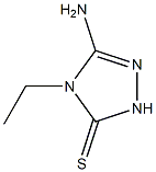 3H-1,2,4-Triazole-3-thione, 5-amino-4-ethyl-2,4-dihydro- Struktur