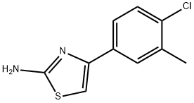 4-(4-chloro-3-methylphenyl)-1,3-thiazol-2-amine Struktur