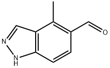 4-Methyl-1H-indazole-5-carbaldehyde Struktur