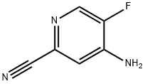 4-Amino-5-fluoropicolinonitrile Struktur