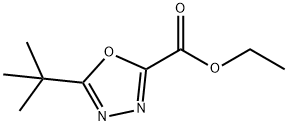 ethyl 5-tert-butyl-1,3,4-oxadiazole-2-carboxylate Struktur