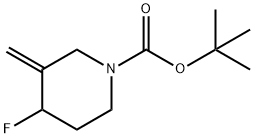 tert-butyl 4-fluoro-3-methylenepiperidine-1-carboxylate Struktur