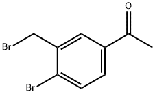 1-[4-Bromo-3-(bromomethyl)phenyl]ethanone Struktur