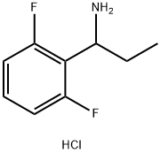 1-(2,6-difluorophenyl)propan-1-amine hydrochloride Struktur