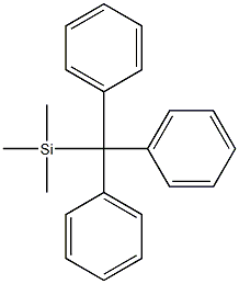 trimethyl-trityl-silane Struktur