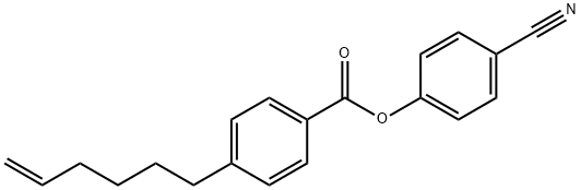 Benzoic acid, 4-(5-hexenyl)-, 4-cyanophenyl ester 結(jié)構(gòu)式