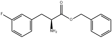 DL-3-fluoro- Phenylalanine phenylmethyl ester Struktur