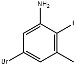 5-bromo-2-iodo-3-methylaniline Struktur