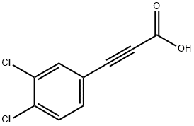 3-(3,4-dichlorophenyl)-2-Propynoic acid Struktur