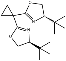 (4S,4'S)-2,2'-Cyclopropylidenebis[4-tert-butyl-4,5-dihydro
oxazole],99%e.e. Struktur