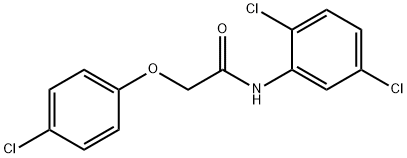 2-(4-chlorophenoxy)-N-(2,5-dichlorophenyl)acetamide Struktur