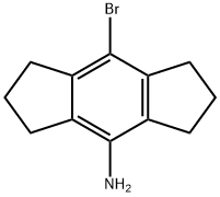 8-bromo-1,2,3,5,6,7-hexahydro-s-Indacen-4-amine Struktur