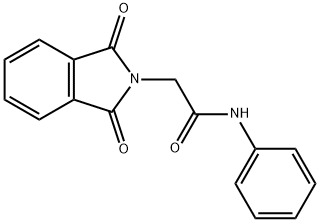 2-(1,3-dioxoisoindol-2-yl)-N-phenyl-acetamide Struktur