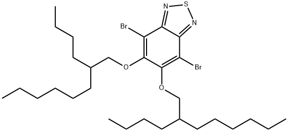 4,7-dibromo-5,6-bis((2-butyloctyl)oxy)benzo[c][1,2,5]thiadiazole Struktur