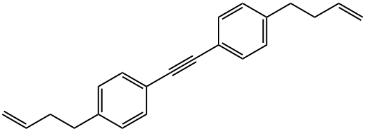 Benzene, 1,1'-(1,2-ethynediyl)bis[4-(3-buten-1-yl) ]- Struktur