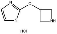 2-(azetidin-3-yloxy)thiazole hydrochloride Struktur