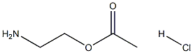 2-aminoethyl acetate hydrochloride Struktur