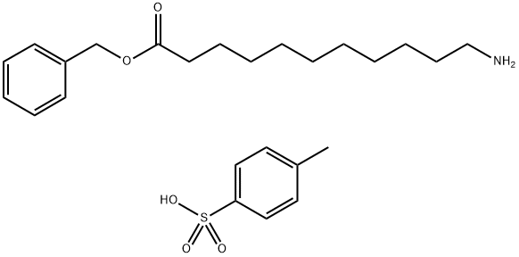 11-Aminoundecanoic acid benzyl ester p-Toluenesulphonic acid Struktur