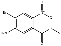 methyl 5-amino-4-bromo-2-nitrobenzoate Struktur