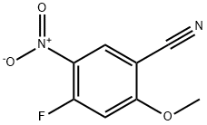 4-Fluoro-2-methoxy-5-nitro-benzonitrile Struktur