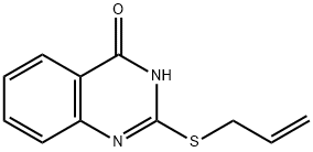 2-(allylthio)quinazolin-4(3H)-one Struktur