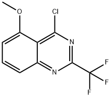 4-Chloro-5-methoxy-2-(trifluoromethyl)quinazoline Struktur