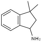 3,3-dimethyl-1,2-dihydroinden-1-amine Struktur