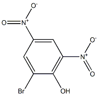 Phenol,2-bromo-4,6-dinitro- Struktur