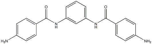 Benzamide, N,N'-1,3-phenylenebis[4-amino- Struktur