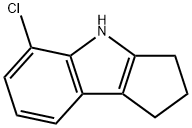 5-Chloro-1,2,3,4-tetrahydrocyclopenta[b]indole Struktur