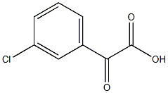 2-(3-Chlorophenyl)-2-oxoacetic acid, 26767-07-7, 結(jié)構(gòu)式