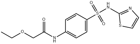 2-ethoxy-N-[4-(1,3-thiazol-2-ylsulfamoyl)phenyl]acetamide Struktur