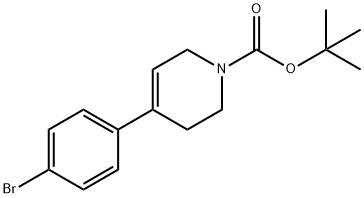 tert-butyl 4-(4-bromophenyl)-5,6-dihydropyridine-1(2H)-carboxylate Struktur