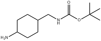 4-(BOC-AMINOMETHYL)-CYCLOHEXYLAMINE Struktur