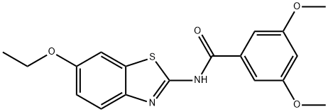 N-(6-ethoxybenzo[d]thiazol-2-yl)-3,5-dimethoxybenzamide Struktur