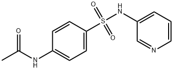 Acetamide, N-[4-[(3-pyridinylamino)sulfonyl]phenyl]- Struktur