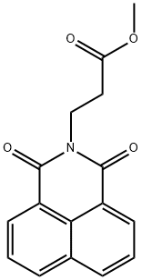 methyl 3-(1,3-dioxo-1H-benzo[de]isoquinolin-2(3H)-yl)propanoate Struktur