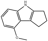 8-METHOXY-1,2,3,4-TETRAHYDROCYCLOPENTA[B]INDOLE Struktur