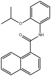 N-[2-(propan-2-yloxy)phenyl]naphthalene-1-carboxamide Struktur