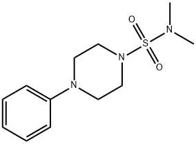 N,N-dimethyl-4-phenylpiperazine-1-sulfonamide Structure