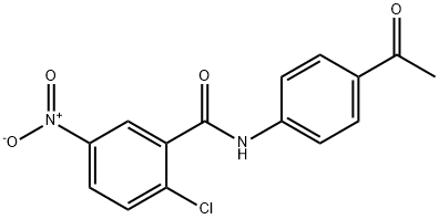 N-(4-Acetyl-phenyl)-2-chloro-5-nitro-benzamide Struktur